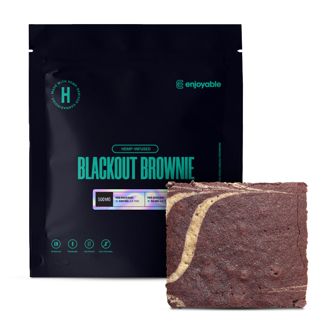 Delta-8 THC Blackout Brownie