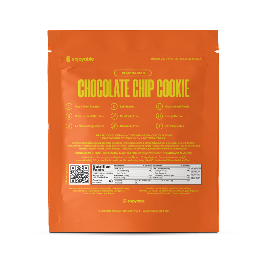 Delta-8 THC Chocolate Chip Cookie