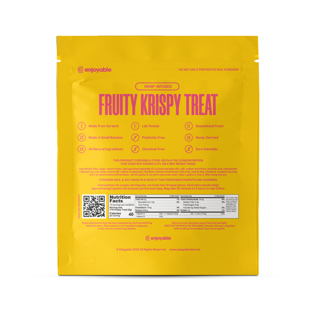 Delta-8 THC Fruity Krispy Treat